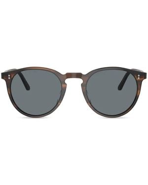 Oliver Peoples Round Frame Sunglasses - Grey