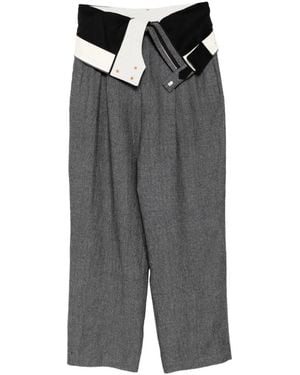 BED j.w. FORD Two Waists Pants - Grey