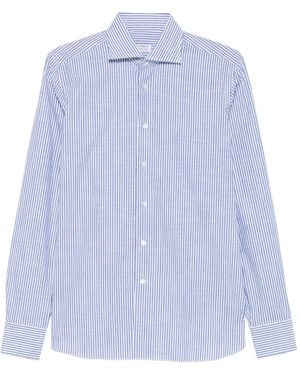 Borriello Camisa A Rayas - Azul