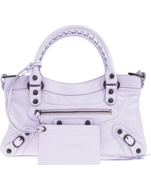 Balenciaga Le City First ハンドバッグ - パープル