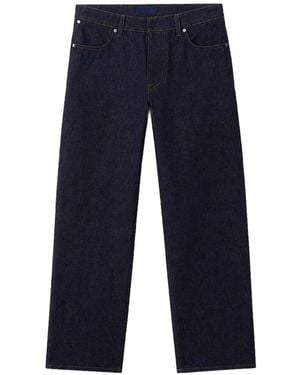 Stone Island Denim-Rinsed Raw-Denim Jeans - Blue
