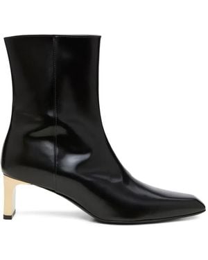 Dorothee Schumacher Pointed-Toe Heeled Ankle Boots - Black