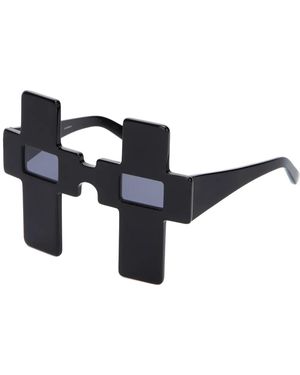 Linda Farrow Cross Sunglasses - Schwarz