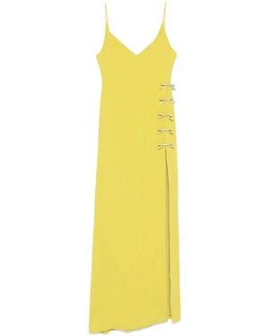 Elie Saab Abendkleid mit Schleifendetail - Gelb