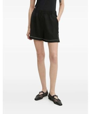 Theory Shorts Con Tasche Laterali - Nero