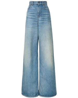 Chloé Wide-Leg Denim Jeans - Blue