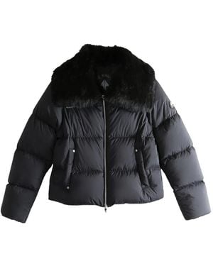 Moose Knuckles Fur collar jacket - Schwarz