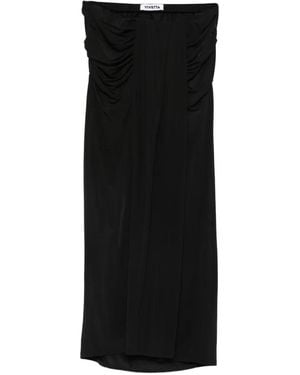 Vivetta Drapierter Midirock - Schwarz