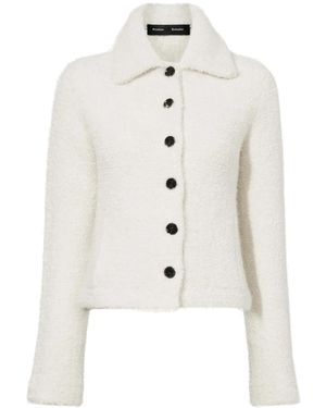 Proenza Schouler Sylvie Jacke - Weiß