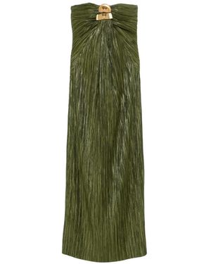 Cult Gaia Sequoia Pleated Maxi Dress - Green