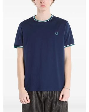 Fred Perry Twin-Tipped T-Shirt - Blue