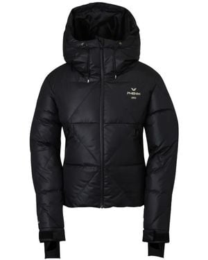 Phenix Quilted Hooded Ski Jacket - Black