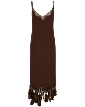 16Arlington Vestido Midi Kena - Marrón