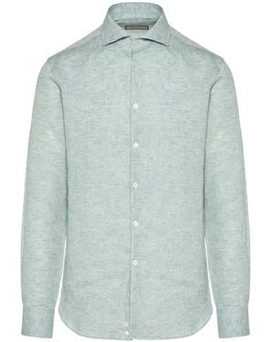Canali Buttoned Shirt - Blue