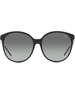 Vogue Eyewear Zonnebril Met Rond Montuur - Zwart