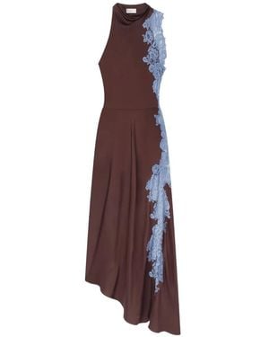 chinese dress ladies A.L.C. Luca Grommet Lace-Up Dress - Black main image 0