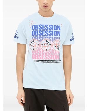 Nancy Ganz Graphic-Print Crew-Neck T-Shirt - White