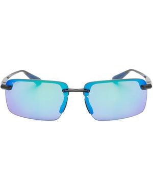 Maui Jim Laulima Square-Frame Sunglasses - Blue