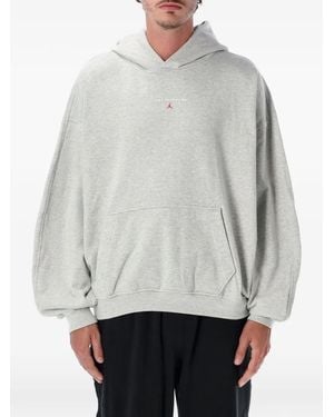 Nike Flight Fleece Oversized Pullover Hoodie - Gray