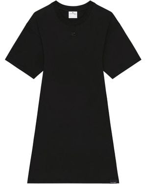 Courreges T-Shirt Mini Dress - Black
