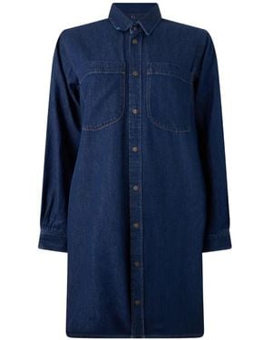 DIESEL Button-Down Denim Dress - Blue