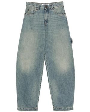 DARKPARK Audrey Faded-Effect Hammer-Loop Jeans - Blue