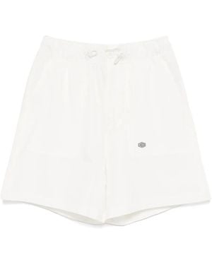 Chocoolate Drawstring Shorts - White