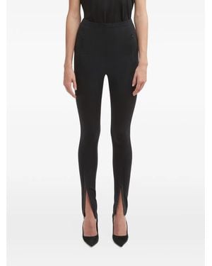 Wardrobe NYC Zip-Detail Slim-Fit Pants - Black