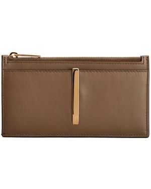 Tod's Zip Card Holder - Brown