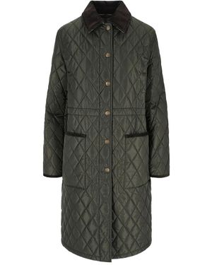 Burberry 'Car Coat' Jacket - Grey