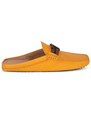 Tod's T-Logo Gommino Mules - Orange
