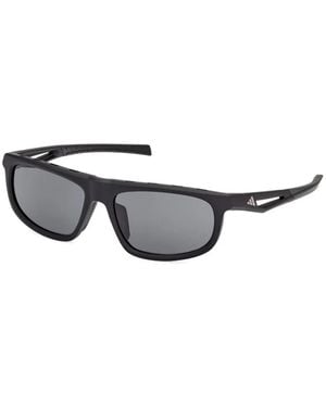 adidas Dromeas Rectangle-Frame Sunglasses - Metallic