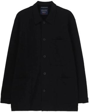 Yohji Yamamoto Button-Fastening Patch-Pocket Jacket - Black