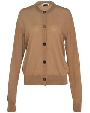 Jil Sander Long-Sleeve Cardigan - Natural
