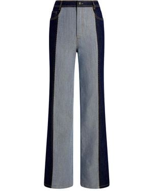 Cinq À Sept Francine Broek Met Contrasterend Vlak - Blauw
