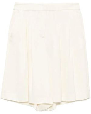 KARL LAGERFELD Fluid Tailored Shorts - White