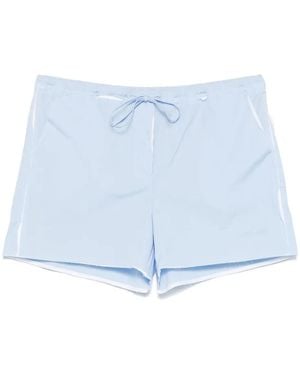 Miu Miu Cotton Boxer Shorts - Blue