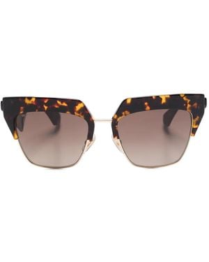Etro Geometrische Club Sonnenbrille - Braun