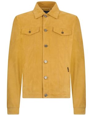 Moorer Pocket Jacket - Yellow