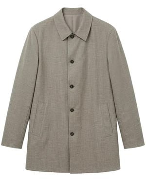 Tombolini Imperméable À Boutonnage Simple - Grey