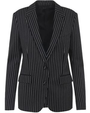 Tom Ford Pinstripe Blazer - Black