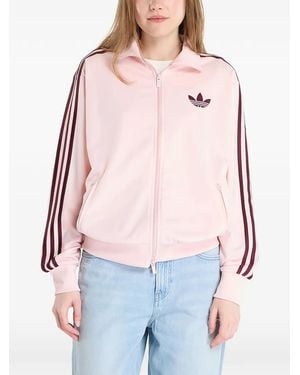 adidas Side-Stripe Sweatshirt - Red
