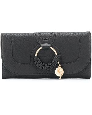 See By Chloé Portemonnaie Mit Logo - Grau