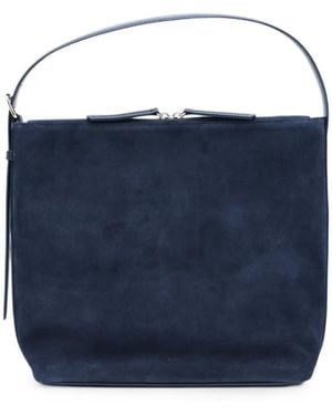 A.P.C. Suede Shoulder Bag - Blue