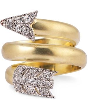 Sylva & Cie Cupid Arrow Ring - Metallic