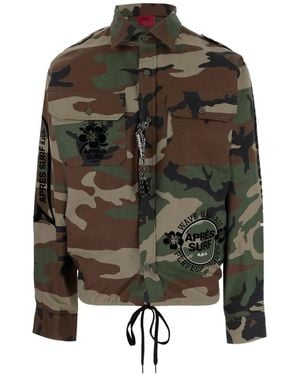 APRÈS SURF Jacke im Military-Look - Schwarz