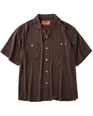 Universal Overall Camicia A Maniche Corte - Marrone