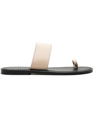 K. Jacques Nagoya Toe-Strap Sandals - White