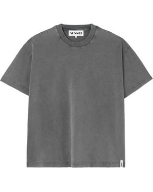 Sunnei Cotton T-shirt - グレー
