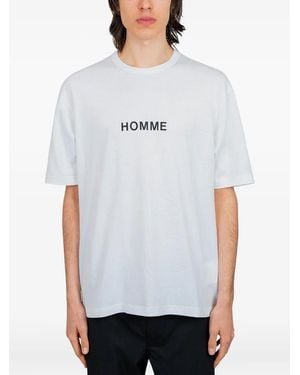 Brain Dead Text-Print T-Shirt - White